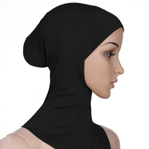 Islamische Kleidung Großhandel muslimischen Schal Jilbab Khimar Innen kappe Hijab Muslim unter Hijab Mütze