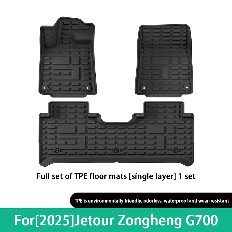 25 Alfombrillas Jetour G700 (cinco plazas)
