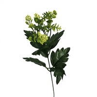 F0005/10:  Bunga Dahlia Buatan Berkualitas Tinggi dengan 10 Kepala, Tinggi 20 Inci, Bunga Palsu untuk Dekorasi Pernikahan, Hotel, dan Rumah