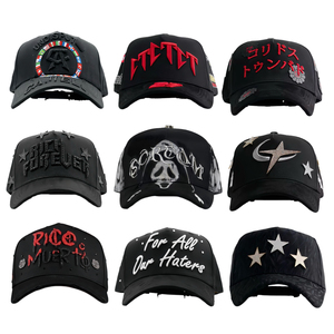 31 Hats Original Casquettes 5 panneaux en daim 100% coton avec doublure en satin, logo brodé 3D en maille, visière courbée, Gorras Barbas Hats <span class=keywords><strong>G5</strong></span> - Product Image 1