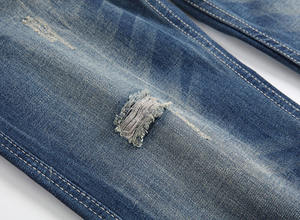 RNSHANGER Autumn Light Blue Men <strong>Jeans</strong> Casual Ripped Hole Straight Leg Men's <strong>Denim</strong> Pants Streetwear Plus Size 42 Male <strong>Jeans</strong> - Product Image 6