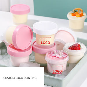 Vente en gros de <span class=keywords><strong>yaourt</strong></span> grec jetable <span class=keywords><strong>crème</strong></span> glacée en plastique givré PP 100ml tasse de qualité alimentaire bouteille gelée pouding conteneur tasse en plastique - Product Image 3