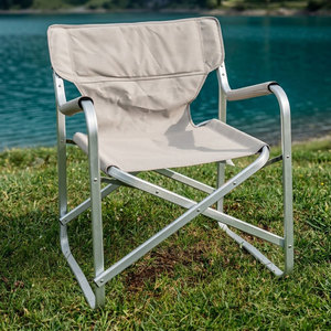 Chaise de camping pliante d'extérieur Bestex personnalisable de luxe avec cadre en aluminium de haute qualité, chaise de directeur robuste avec logo - Product Image 1