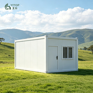 Maisons préfabriquées en conteneurs à prix abordable, personnalisables, prêtes à l'emploi, pour hôtels, bureaux, avec salles de bain complètes - Product Image 1