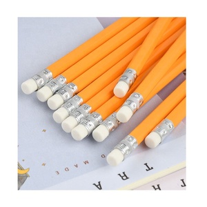 12 Stück 7-Zoll HB Standardbleistifte mit individuellem Logo, gelbe Holzbleistifte, schwarzer Radiergummi, 2B Härte, sechseckiger Schulbleistift - Product Image 5