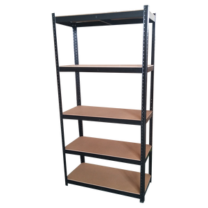 Vente en gros Rayonnage <span class=keywords><strong>de</strong></span> <span class=keywords><strong>garage</strong></span> sans boulon à 5 niveaux 5 niveaux Étagères <span class=keywords><strong>de</strong></span> stockage d'atelier Étagères en métal robuste - Product Image 6