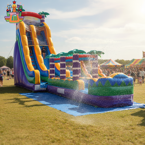 Toboggan aquatique gonflable en PVC <span class=keywords><strong>de</strong></span> grande taille, personnalisé en usine en Chine, nouveau produit à succès, <span class=keywords><strong>avec</strong></span> <span class=keywords><strong>piscine</strong></span> pour enfants, pour la <span class=keywords><strong>location</strong></span> <span class=keywords><strong>de</strong></span> fêtes pour adultes - Product Image 4