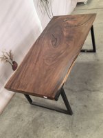 Comptoir en bois massif écologique, grande taille, style rustique, plateau de table en bois massif naturel pour la maison et les restaurants