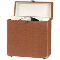 Boîtes de rangement pour disques vinyles en cuir PVC de luxe personnalisées 2025, 12 pouces, 7 pouces, pochettes pour albums, étui pour CD