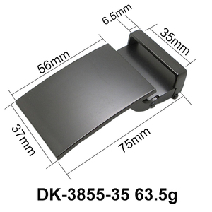 เข็มขัดผู้ชายที่ไว้ใจได้35มม. สังกะสีอัลลอยเข็มขัดแฟชั่นพร้อมเข็มขัด35มม. สำหรับแผ่นหัวเข็มขัดและห่วง - Product Image 2