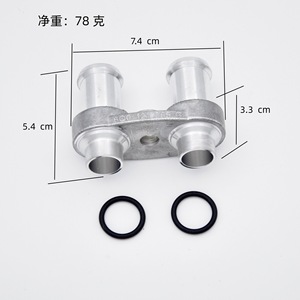 Conector de radiador de calefacción 6Q0 121 065 G de aluminio con junta tórica para Volkswagen Polo Skoda Fabia - Product Image 3