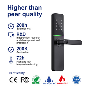 Liliwiise Tuya Ttlock Smart Digital Fingerprint <b>Lock</b> Biometric Rfid Card Wifi App Door H91 Smart Door <b>Lock</b> H91 - Product Image 4