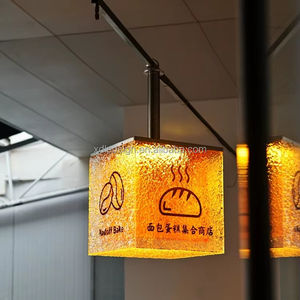 Carré Led Cube Affichage <span class=keywords><strong>lego</strong></span> Porte-clés Suspendu Seg Rotation Lightbox 80 80 80 Intérieur Boutique Publicité Signe Acrylique Suspendu - Product Image 1