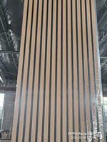 Panneaux acoustiques en bois Akupanel, panneaux muraux en lattes de bois MDF, panneaux acoustiques pour plafond