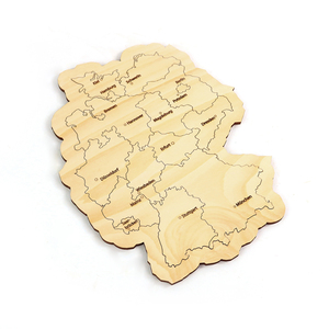 2025 mới bán chạy nhất 3D Câu Đố bản đồ thế giới của Lục Địa Giáo dục và trang trí 3D câu đố - Product Image 5