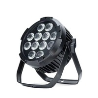 BOTAI 216W étanche RGBWAUV PAR lumière 12x18W 6-en-1 batterie LED faisceau lumières pour KTV aluminium lampe corps DMX contrôle