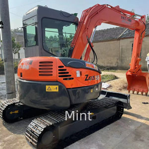 Mini excavatrice Hitachi ZX55 de 5 tonnes pelleteuse d'occasion Pelleteuse multifonctionnelle Hitachi ZAXIS 55 d'origine japonaise - Product Image 1