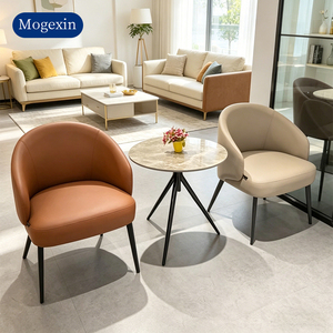 Modern Minimalist Single Leisure Chair Light Luxury Upholstered Accent Chair For Living Room Bedroom - Product Image 3