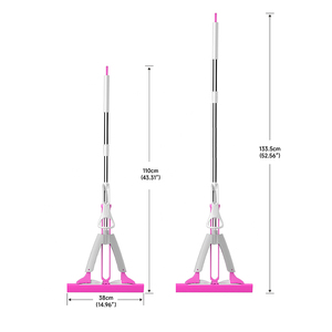 OEM Self-Squeeze Magic Sponge <strong>Mop</strong> Ultra-Absorbent Self-Free Hand with Telescopic <strong>Handle</strong> Washable <strong>PVA</strong> Floor Cleaning <strong>Mop</strong> - Product Image 6