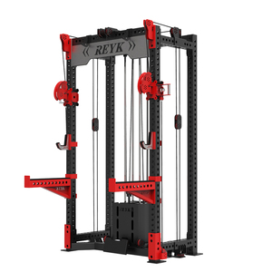 Peralatan Gym mesin <span class=keywords><strong>Smith</strong></span> pelatih rak jongkok sangkar daya multifungsi penggunaan di rumah untuk peralatan kebugaran latihan lengan - Product Image 4