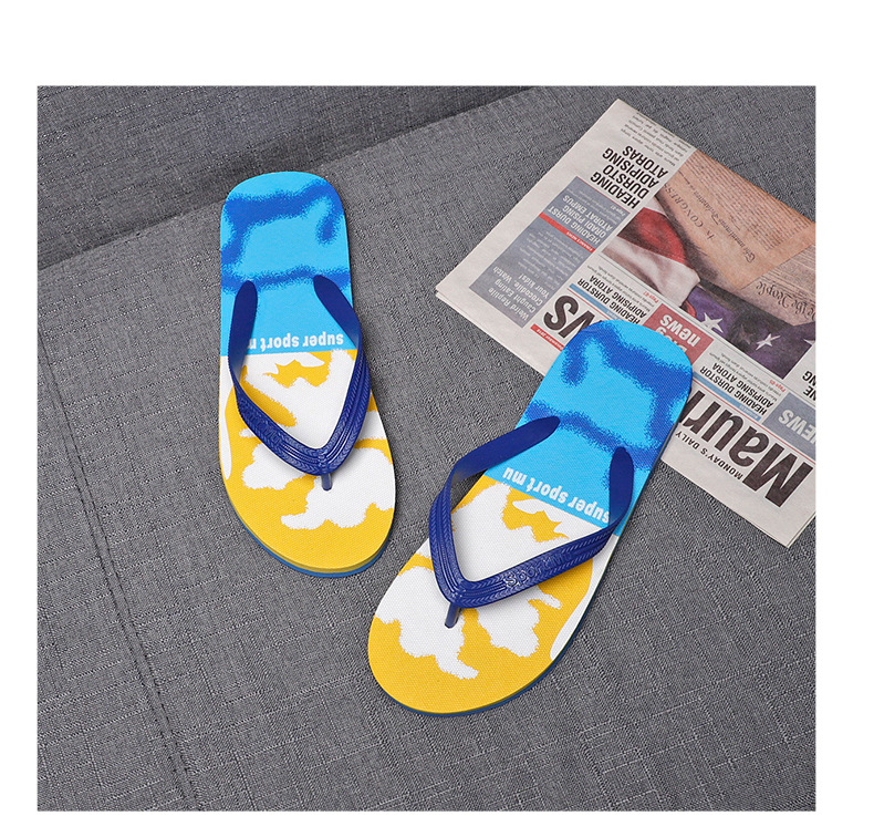 Rubber Flip Flops Slipper Wholesale Flip-Flops Women Beach Nude Sandals Printed Slippers