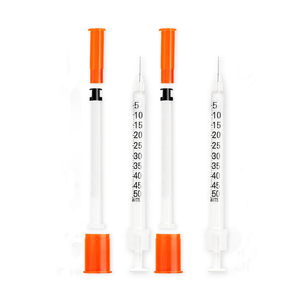 Jeringas de 30g, 1ml, 0.5ml, 0.3ml y 1ml con Agujas Desechables, <span class=keywords><strong>Jeringa</strong></span> de <span class=keywords><strong>Insulina</strong></span> Desechable de 8mm, Apta para Animales - Product Image 6