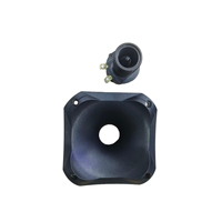 Tweeter audio extérieur étanche en plastique carré de 4,5 pouces avec diaphragme en résine pour dissuasion d'oiseaux (type nid d'hirondelle) professionnel 102 dB