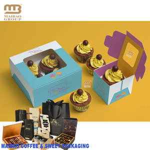 Boîtes d'emballage personnalisées <span class=keywords><strong>Mini</strong></span> Brigadeiro Chocolat Viande Tarte aux pommes avec fenêtre - Product Image 1