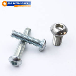 สกรูหัวกลมแบบฟิลลิปส์ ยี่ห้อ MALAXY ทำจากสแตนเลส ขนาด 2 นิ้ว แบบ UNF # 4 # 5 # 6 #   2-56 4-40 6-32 8-32 10-24 10-32 1/8-40 - Product Image 1