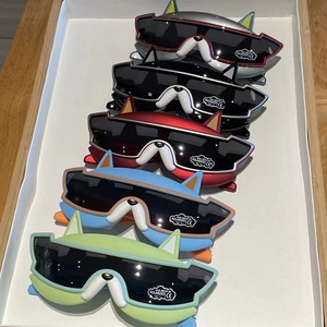 Gafas de sol polarizadas con diseño de perro de dibujos animados para niñ<span class=keywords><strong>os</strong></span>, protección UV400, gafas de silicona suave para niñ<span class=keywords><strong>os</strong></span>, diseño de bulldog francés - Product Image 4