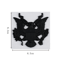 Vente en gros de logos de voiture 3D en métal personnalisés, autocollants de carrosserie American Eagle, badges et accessoires de décoration arrière