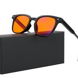 Gafas con Lentes CR39 con Tinte Ámbar Naranja para Aliviar la Migraña y Mejorar el Sueño, Protección de Pantalla, Anti-Fatiga Ocular, Bloqueo de Luz Azul - Product Image 3