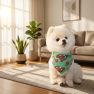 Bandana Triangolare per Cani in Poliestere Ecologica, Personalizzabile con Stampa a Quadri, Disponibile in Diverse Misure, Ideale per Halloween - Product Image 3