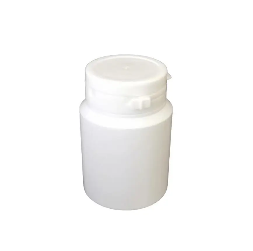 Aangepaste Lege Directe Levering Capsule Gom Effen Pe Plastic Pillenfles Met Ring-Pull Deksel