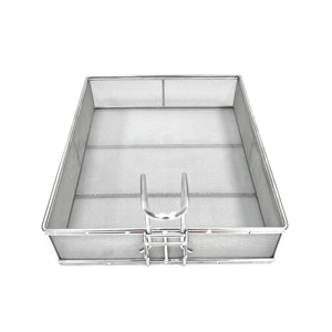 Xoay góc thép không gỉ kéo ra giỏ ngăn kéo mềm đóng cửa tủ dây trượt giỏ cho nhà bếp - Product Image 3