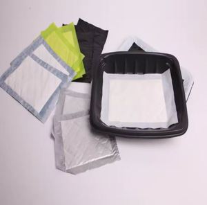 Almohadillas Absorbentes de Grado Alimenticio Ecológicas de Alta Calidad para Empaque de Carne, Uso Doméstico, Logotipo Personalizado, Capacidad de Absorción de 40-50 ml - Product Image 1