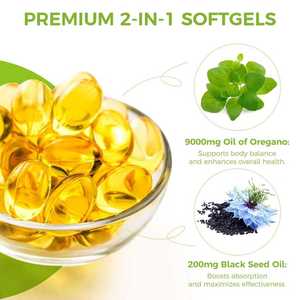 Huile d'origan et huile de nigelle en gélules OEM/ODM – Antioxydant, soutien immunitaire, santé intestinale, bien-être digestif – Sans OGM, sans gluten – Pour adultes - Product Image 4