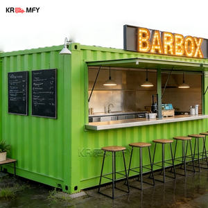 Barra de Bar Contenedor Multifuncional de Estilo Industrial con Cocina para Cafetería y Edificio de Oficinas, Uso en Exteriores - Product Image 2