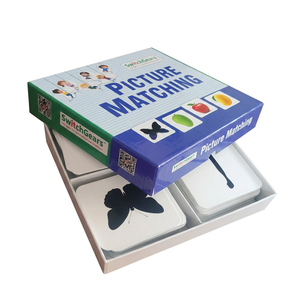 Libro de aprendizaje de emparejamiento de imágenes, libro de actividades de clasificación de tarjetas de frutas para niños pequeños y preescolares, desarrolla la percepción visual en los niños - Product Image 1