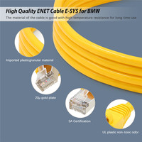 Nuevo cable Ethernet ENET ESYS ICOM OBD2, Cable de diagnóstico de problemas de coche, conector de programación automática para BMW F-Serie