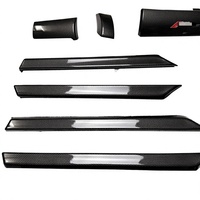 Kit de garnitures en fibre de carbone pour Honda Civic 10ème génération, éclairage intérieur de voiture, mise à niveau de l'éclairage d'ambiance LED