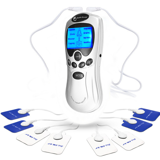English Packing 4 Pads Acupuncture Digital Therapy Machine Massager Electronic Pulse Massager Health Care Equipment