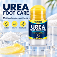 Stick de Soin des Pieds Exfoliant Doux à Absorption Rapide Marque Blanche, Crème Hydratante à 60% d'Urée pour Peaux Mortes et Talons Secs et Fissurés
