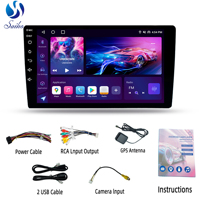 9/10 pouces universel 2 Din 4 Core 64G Double Din autoradio stéréo Android Carplay unité principale avec GPS intégré voiture pour lecteur Dvd