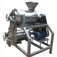 Roestvrijstalen Fruitpuree Groentepulp Makende Machine Mangopulper Tomatenpuree Verwerking Appelmoes Jam Maken Machine