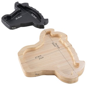 Plancha Comercial de Hierro Fundido para Bistecs 30.5*22.5*3cm con Base de Madera en Forma de <span class=keywords><strong>Toro</strong></span> para Bistecs y Fajitas - Product Image 2