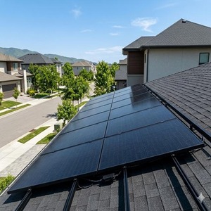 Panel Solar Monocristalino Flexible de Alta Eficiencia de 550W, Módulo Fotovoltaico Totalmente Negro |   OEM ODM Personalizable - Product Image 2