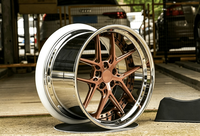 Roues en alliage forgées NNX 2 pièces, polies, 17 18 19 20 21 22 23 24 pouces, 5x120, pour voitures
