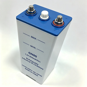 Batterie rechargeable alcaline nickel-cadmium (NiCD) à faible décharge KL80P 1.2V 80AH GN80 KPL80 IEC60623 pour alimentation de secours - Product Image 1