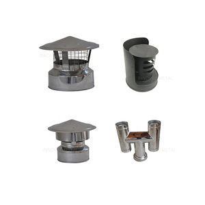 Adaptador de suministro de fábrica de alta precisión, <span class=keywords><strong>estufa</strong></span> de madera, tubería de chimenea de <span class=keywords><strong>doble</strong></span> <span class=keywords><strong>pared</strong></span> de acero inoxidable - Product Image 4